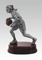 Girls' Resin Basketball Statue Trophy