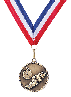 HR760 High Relief Track Medals with 7/8