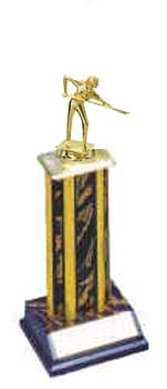 Billiard Single Column Trophy, S1