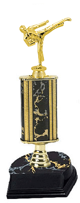 S1R-9410 Male Karate Trophies from 10 to 18 inches Tall