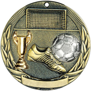 TR213SC Tri-Colored Soccer Medals