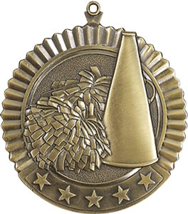 Huge Cheerleader Medals with Six Pricing Options