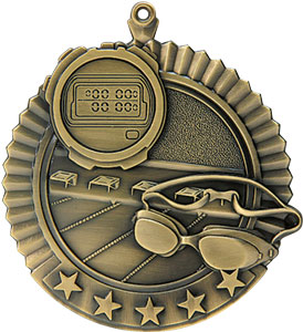 36040SW Huge Swimming Medals 