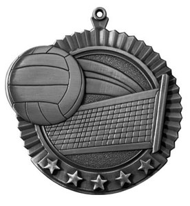 36030VB Huge Volleyball Medal 