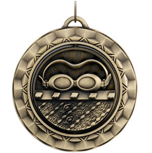 SP340SW Spinning Swim Medal 