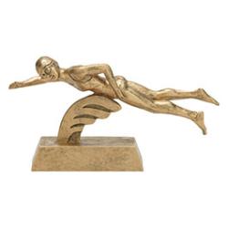 Resin Female Swimming Trophy