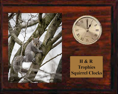 Squirrel Plaque Clock