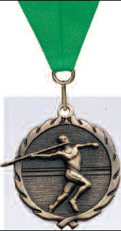 Javelin Track Medal
