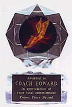 Acrylic Star Ice Track Trophy