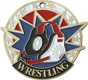 Colorful USA Wrestling Medal with Six Pricing Options