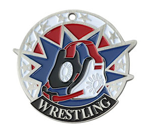 Colorful USA Wrestling Medal with Six Pricing Options