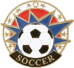 Colorful USA Soccer Medal with Six Pricing Options