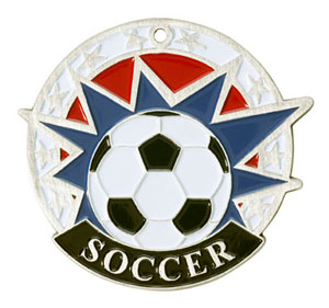 38170SC are Colorful USA Soccer Medals