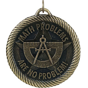 Math Medal VM-288 with Neck Ribbon