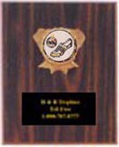 1096 Cherry Finish Track Plaques