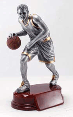 Resin Male Basketball Trophy