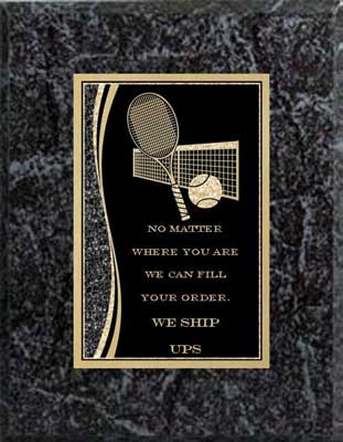 Designer Tennis Plaques