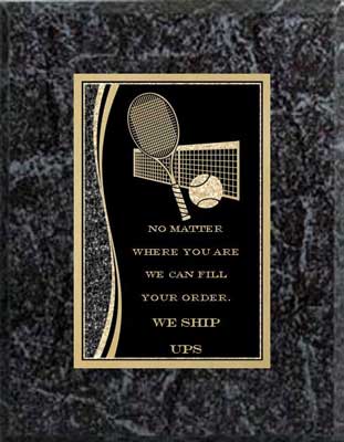 Three Size Options of Designer Tennis Plaques