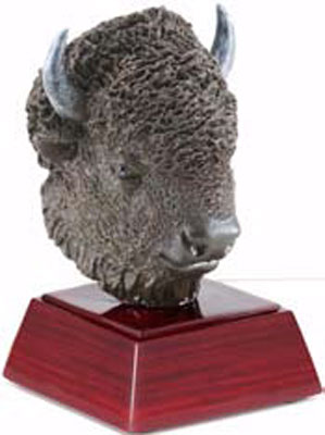 Promote School Spirit with an Buffalo - Bison Mascot Trophy