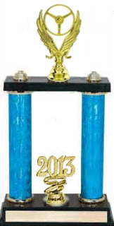 Simple Two Posts Car or Truck Trophies