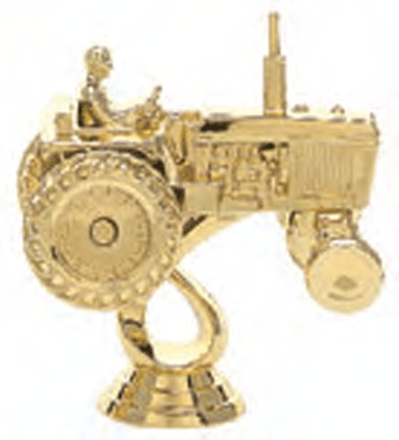 Antique Tractor Trophy Figure 368