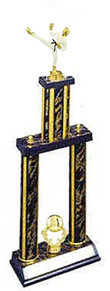 Full Color Martial Karate Trophies, 24 to 36 inches tall