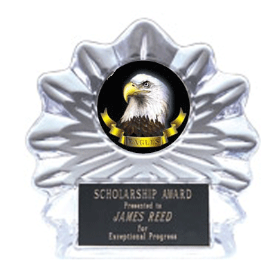 School Spirit Flame Ice Awards in 2 Size Options