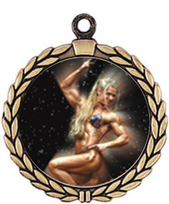 Women's Bodybuilder Medal