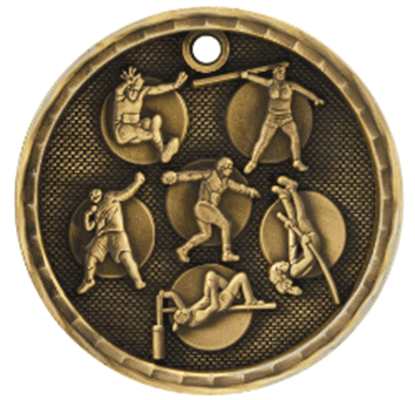 3D214 Field Event Medals with 7/8