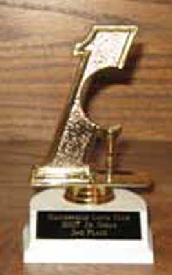 SMALL GOLF TROPHY