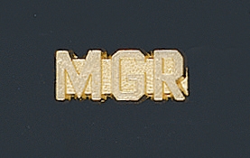 Manger Letter Pin 134