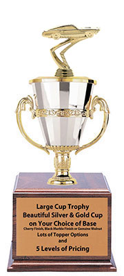 CFRC Mustang Cup Trophies with Three Size Options