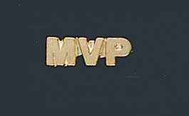 Gold MVP Jacket Pin Great for All Sports