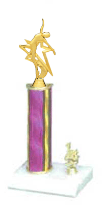 R2 Dance Trophies with trim