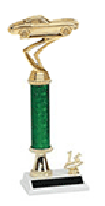 Car & Truck Trophy With winged wheel and other automobile toppers