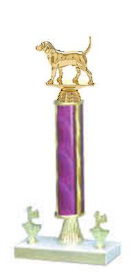 R3R Beagle Trophies with a single round column and trim.