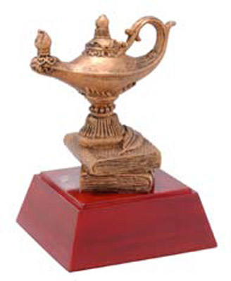Lamp of Knowledge Trophy