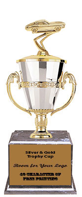 BMRC Corvette Cup Trophies with Three Size Options, and Two Corvette Topper Options