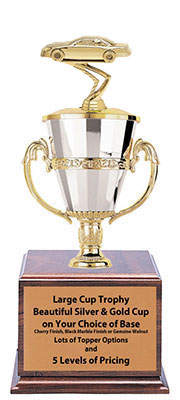 CFRC 4001 Stock Car Racing Cup Trophies with Three Size Options