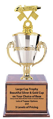 CFRC Pinewood Derby 81623 Cup Trophies with Three Size Options