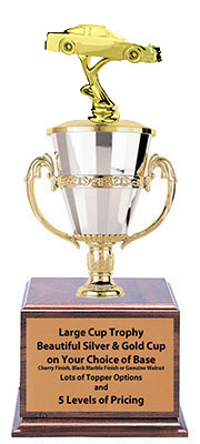 CFRC Stock Car Cup Trophies with Three Size Options