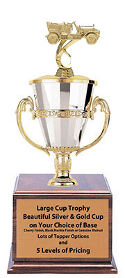 CFRC Antique Car Cup Trophies with Three Size Options