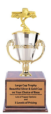 CFRC 4 X 4 and Antique Pickup Cup Trophies with Three Size Options