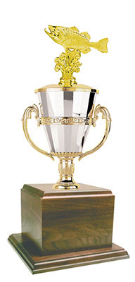 GWRC8-456 Swimming Bass Fishing Cup Trophies