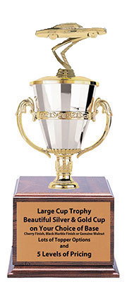 CFRC 352 Car Cup Trophies with Three Size Options