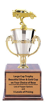 CFRC  Dirt Car Cup Trophies with Three Size Options