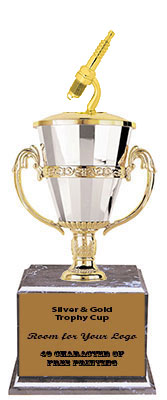 BMRC Gold Spark Plug Cup Trophies with Three Size Options