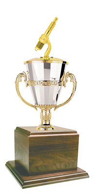 GWRC Gold Spark Plug Cup Trophies with Three Size Options