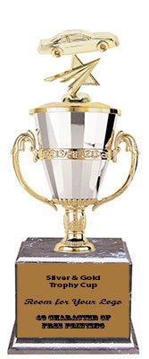 BMRC Star Design Stock Car Cup Trophies with Three Size Options