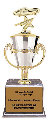 BMRC Corvette Cup Trophies with Three Size Options, and Two Corvette Topper Options